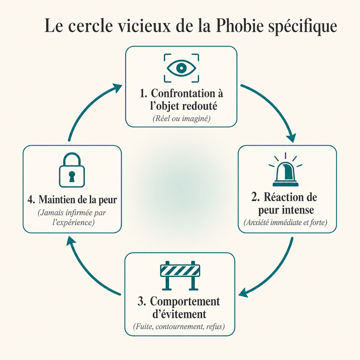 Mécanisme de maintien de la phobie